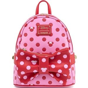 🆕 Loungefly Minnie Mouse Convertible Backpack